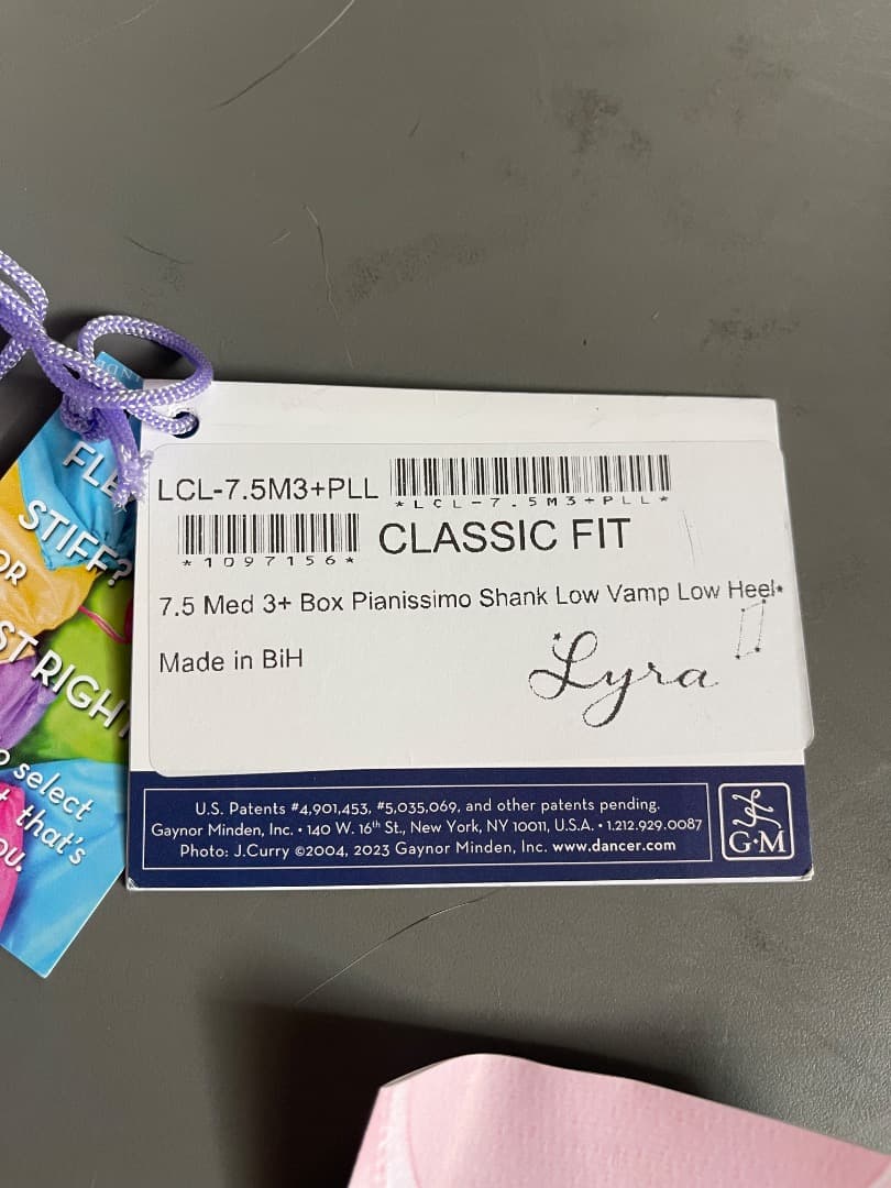 (新品）ゲイナーミンデンポイントシューズ