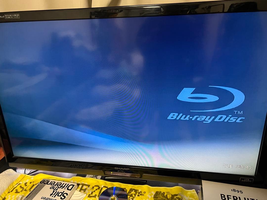 SHARP液晶テレビLC-46LX1 2010年製リモコン付きB-CAS不具合