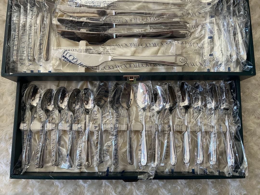 ラッキーウッド　カトラリーセット　マリエッタ　ディナーセット〈40本セット〉※