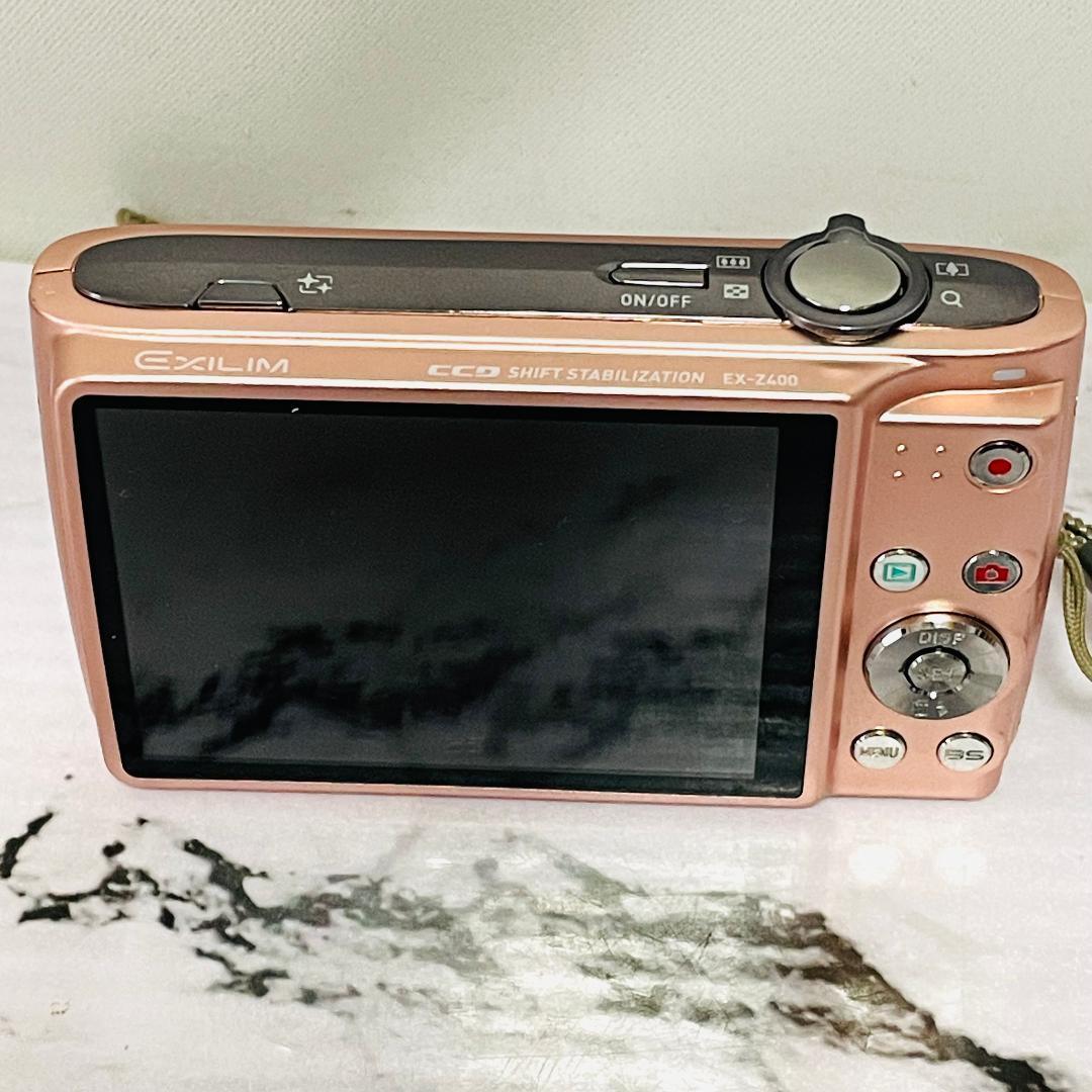 【美品】CASIO EXILIM EX-Z400 ピンク 一式セット 新品SD付