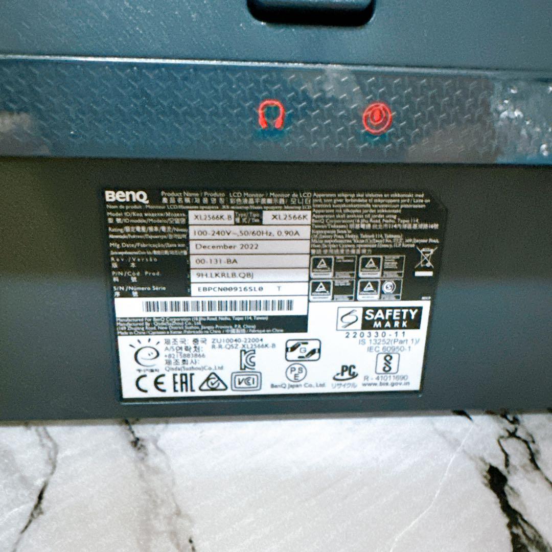 BenQ XL2566K 360Hz ゲーミングモニター 24.5インチ