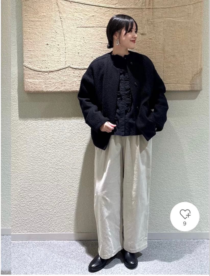 新品タグ付き　かぐれ　ウールクルーネックジャケット　アーバンリサーチドアーズ