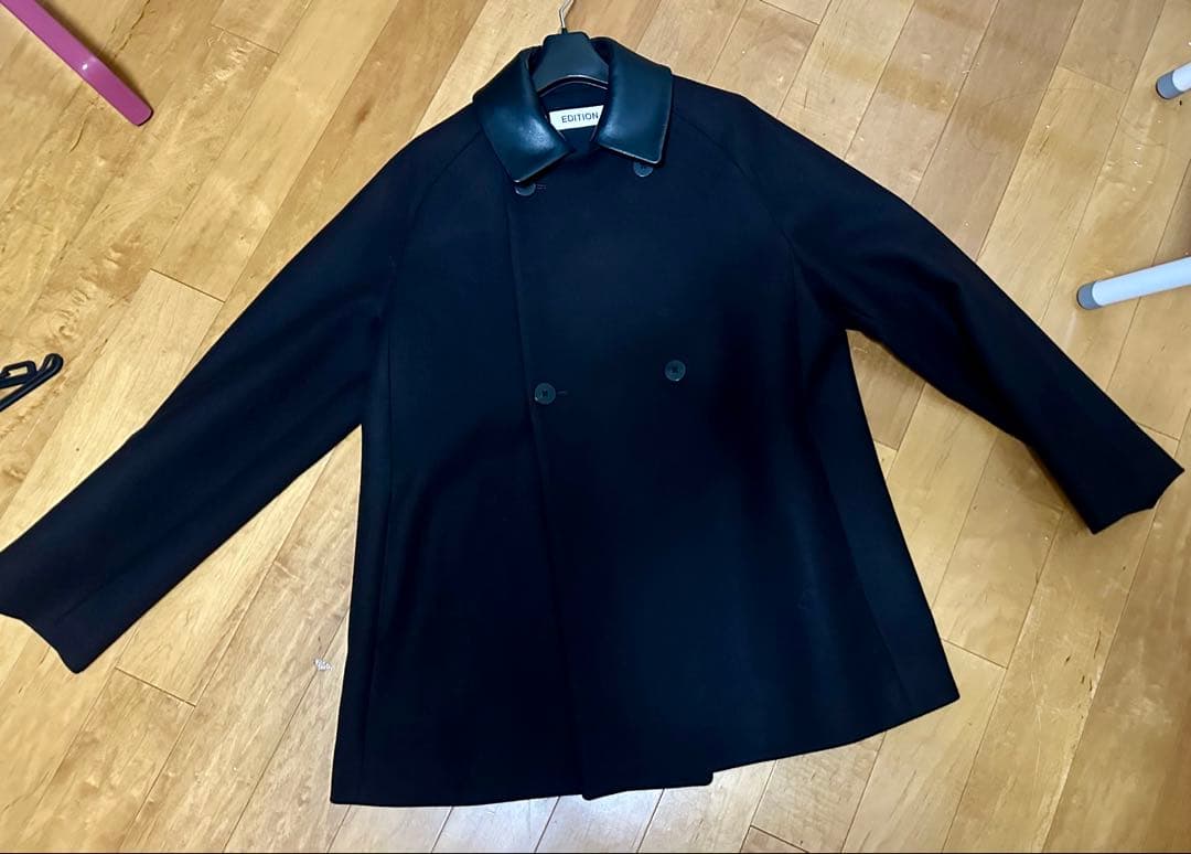 Edition Super120’sライトメルトンショートコート ブラウン34