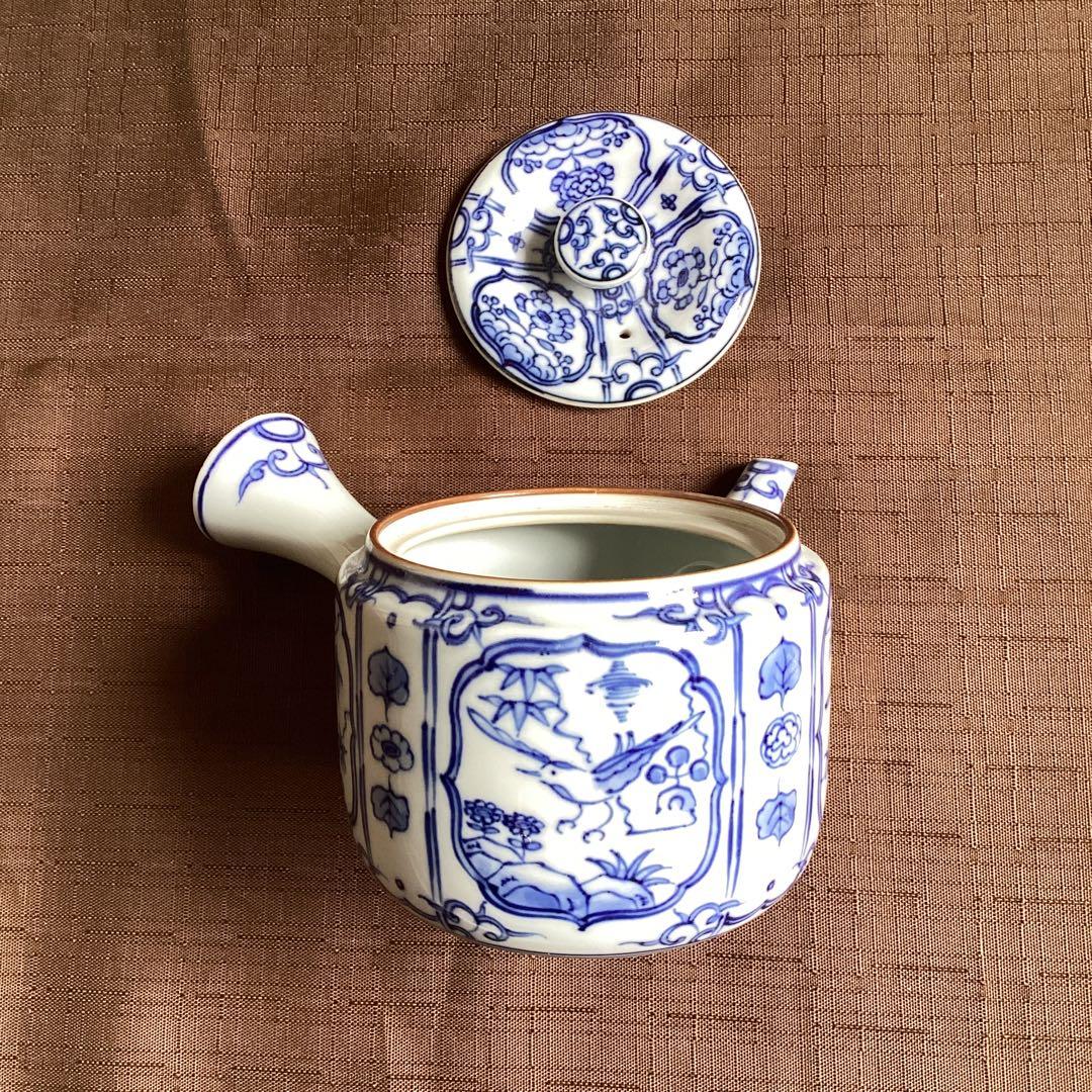 清水焼 　お値下げ中‼️ 急須と湯呑み五客セット(竹峰窯)