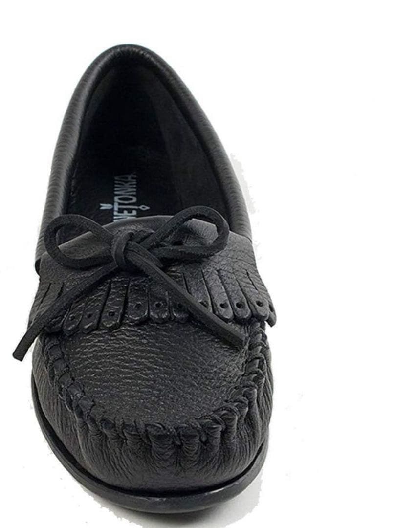 ミネトンカ] モカシン Deerskinレディース Black 25.0 cm