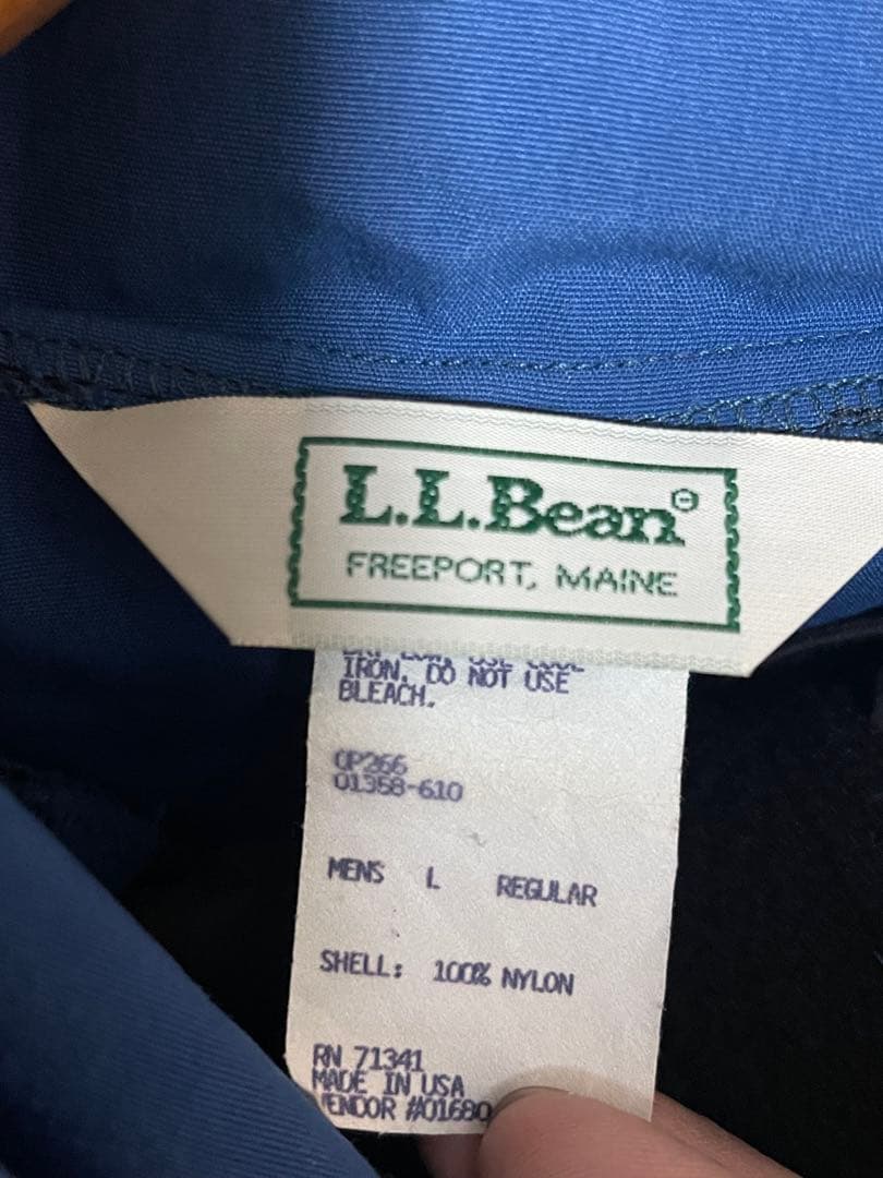 【極美品】ll bean サイクリングアノラックジャケット
