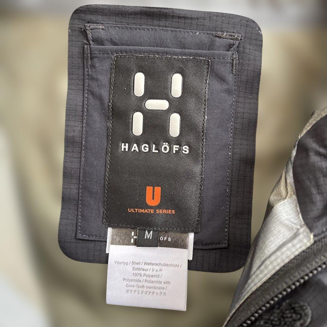HAGLOFS スピリッツジャケット ブラック　男性用　Mサイズ
