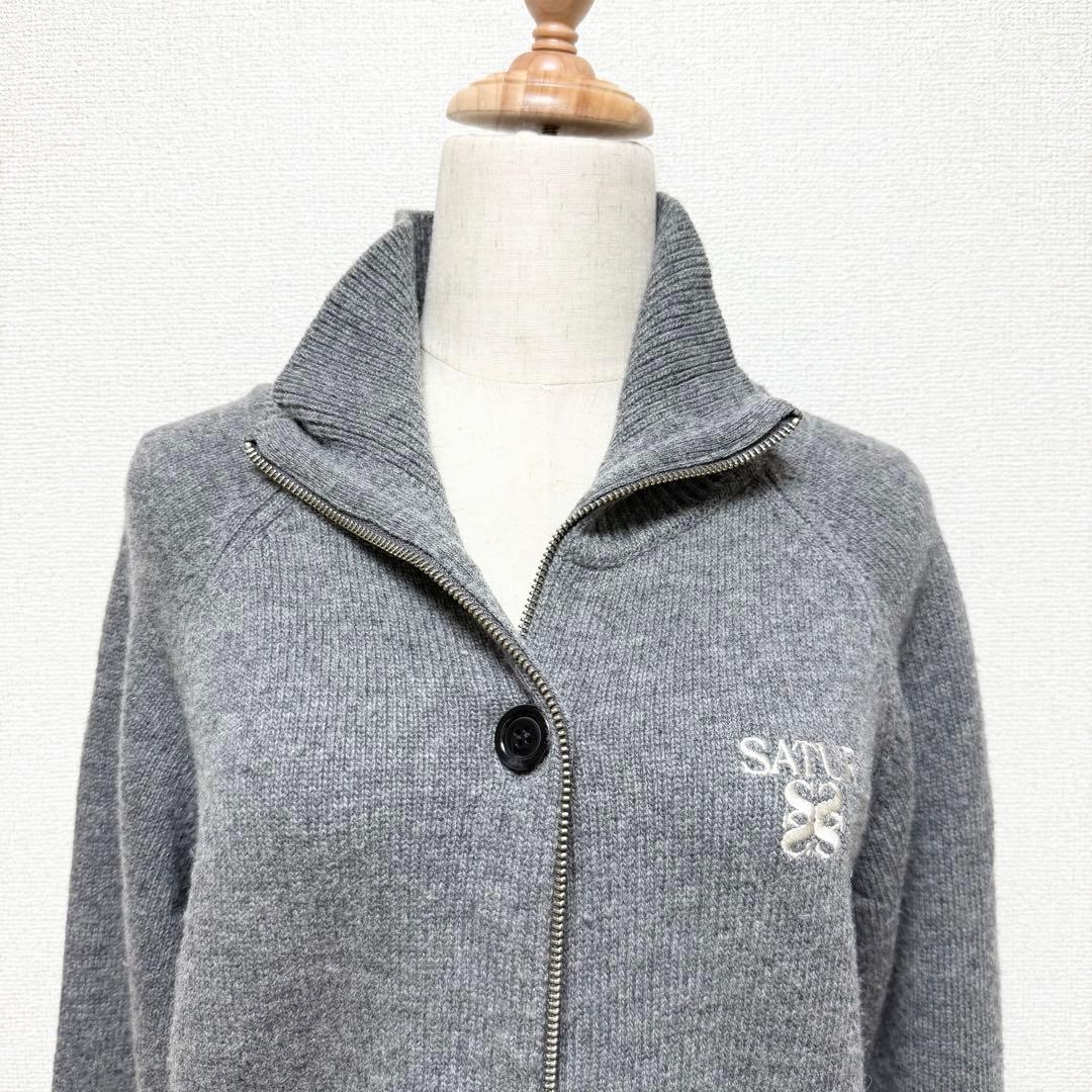 美品 SATUR レディース カシミヤ セーター 冬 暖かい 上着 旅行　M