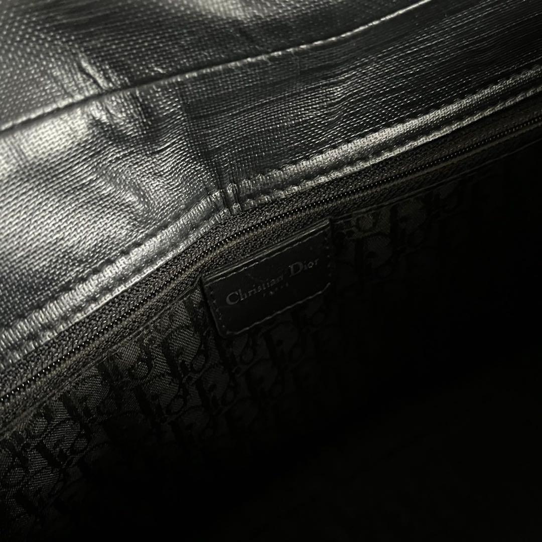 ✨極美品✨　Christian Dior ハードコア　ハンドバッグ　レザー　黒
