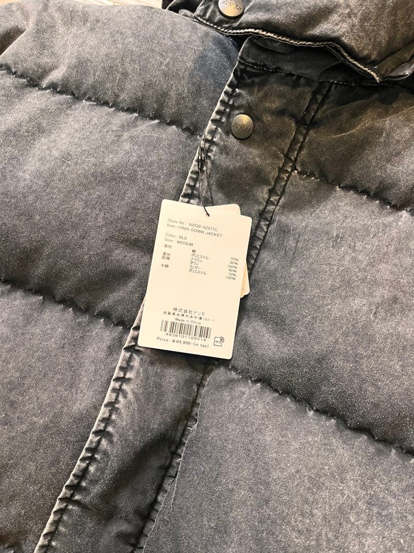 ナンガ　ヒマダウンジャケット　ブラック