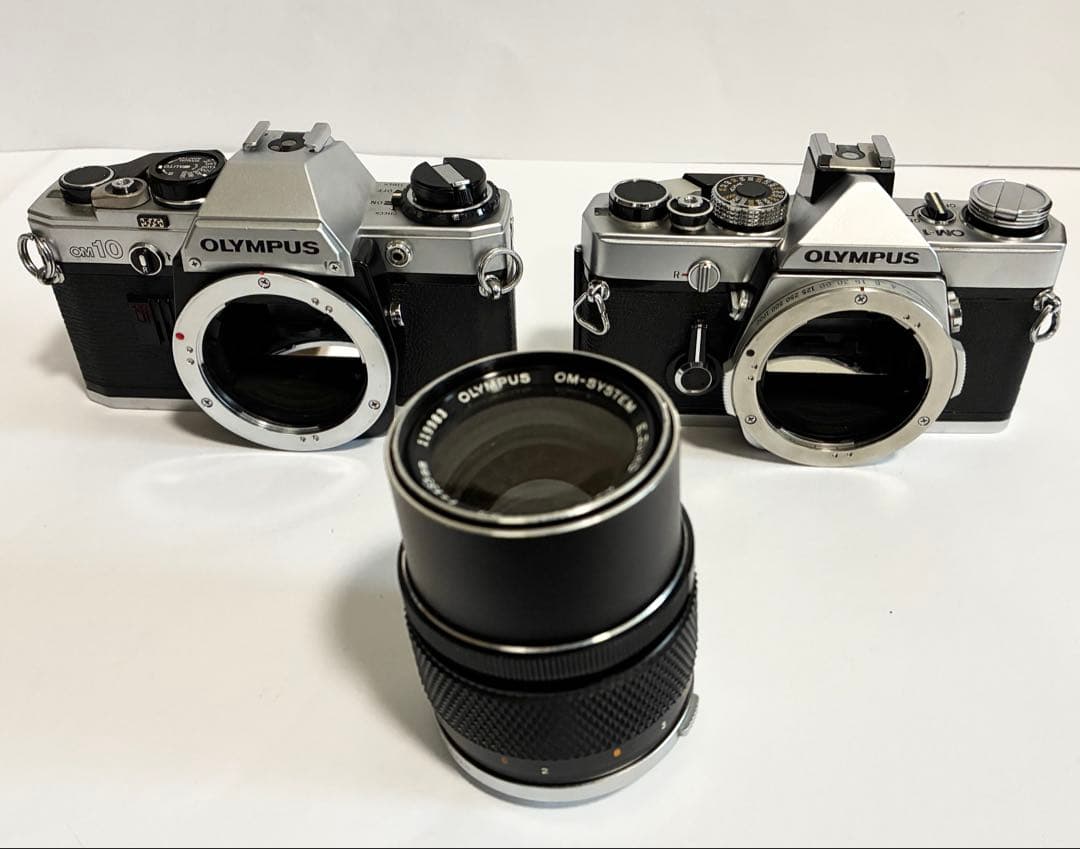 オリンパス　OM-1、OM-10、 レンズ135mm f3.5 ズイコー　セット