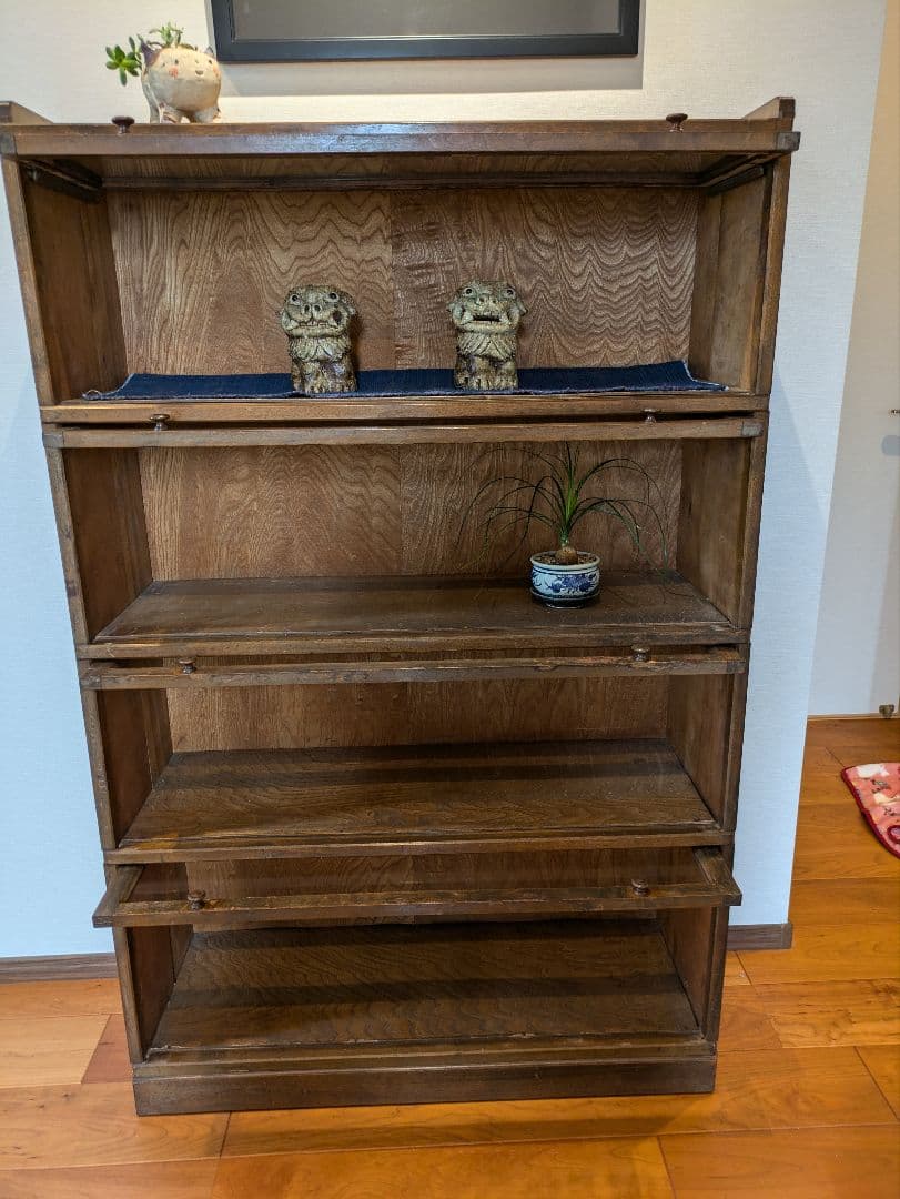 アンティーク　スタッキングブックケース