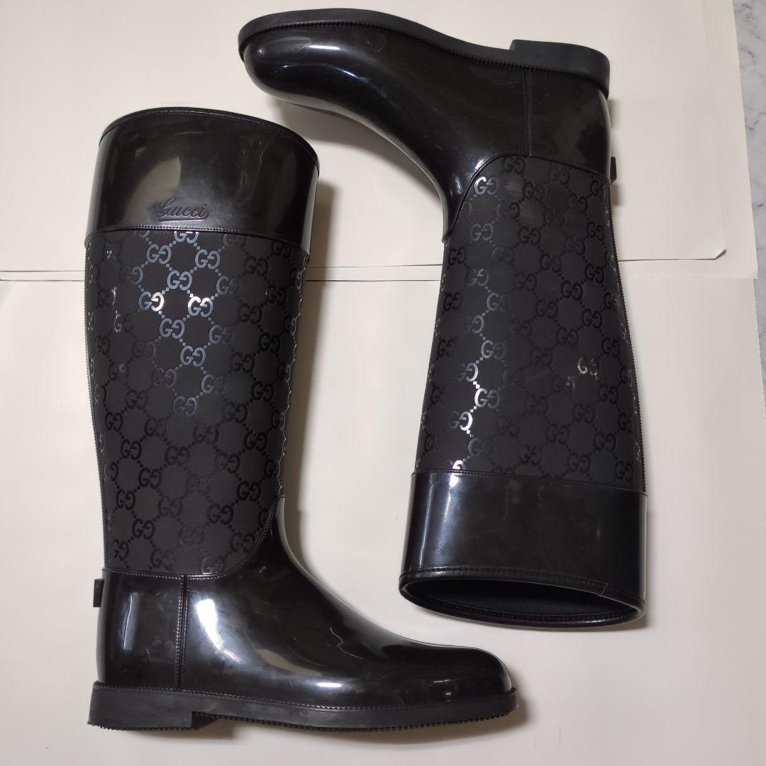 GUCCI ロングブーツ　長靴　レインブーツ