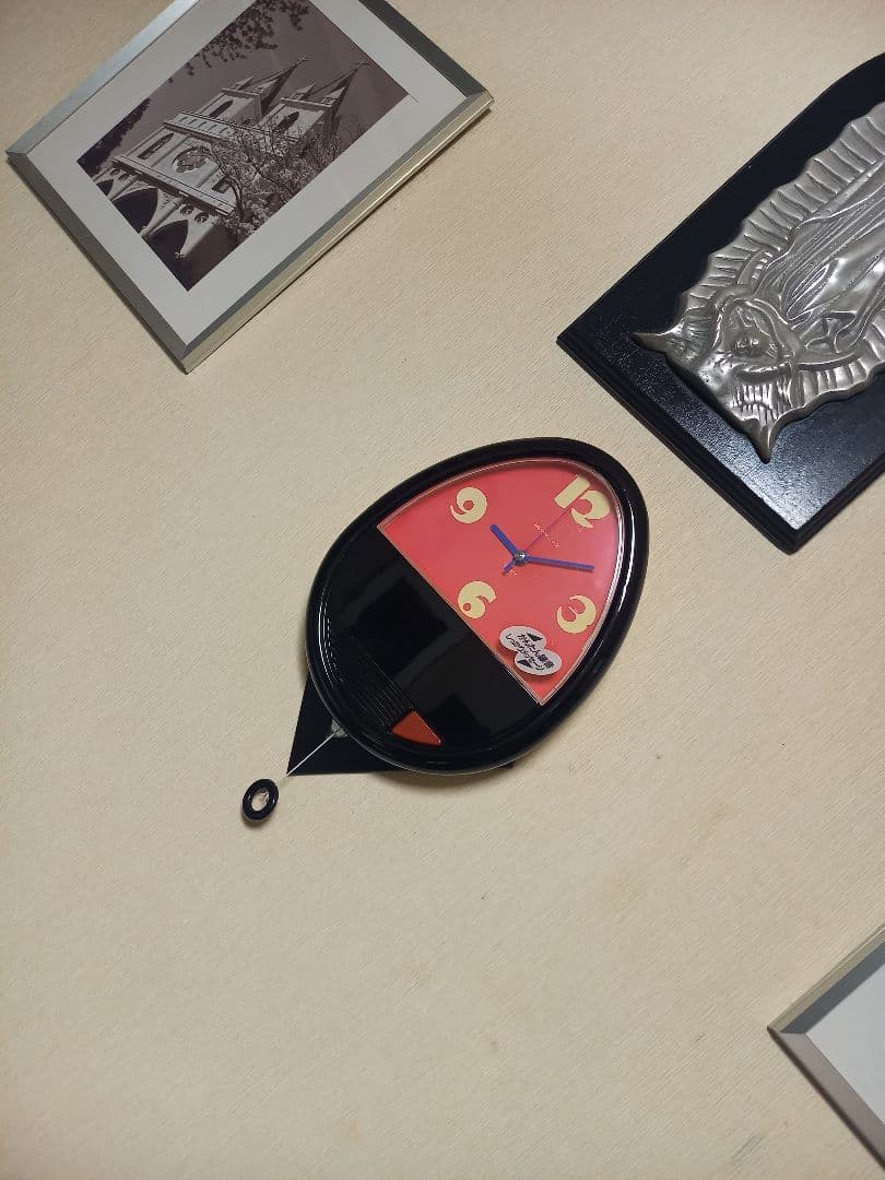 レア　1980's　ギミック　ボイス　クロック　ポストモダン　録音稼働品