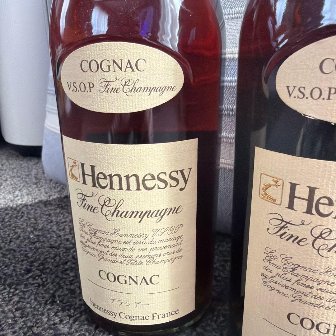 ヘネシー　Hennessy VSOP 2本セット　未開封　ラベル綺麗　箱無し