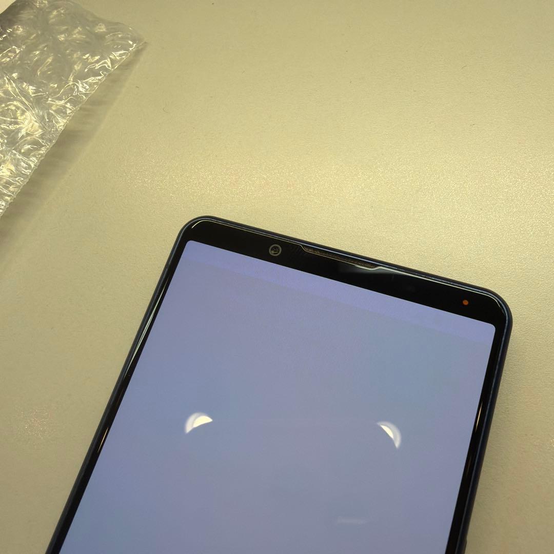 訳あり Xperia 5 IV SO-54C ブルー 画面焼け極小あり