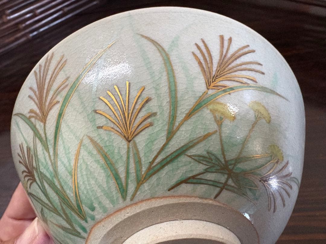 杉田翔平　清閑寺窯　色絵仁清武蔵野絵