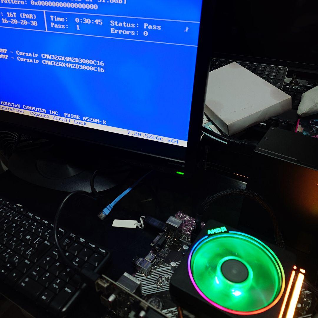 Corsair RGB DDR4 16×2 32GB 3000MHz　動作確認済