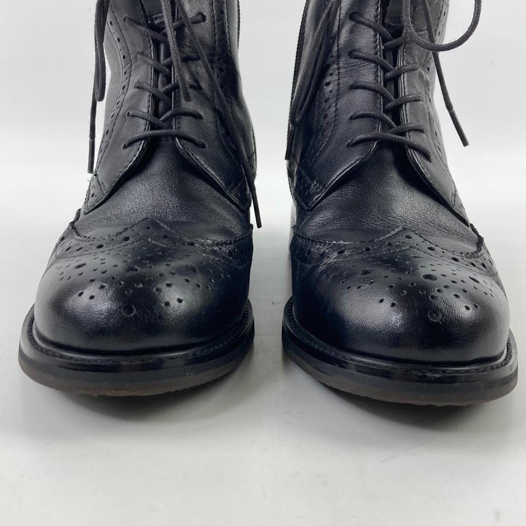美品✨リーガル ゴアテックス ウィングチップ ブーツ 23cm サイドジップ 黒