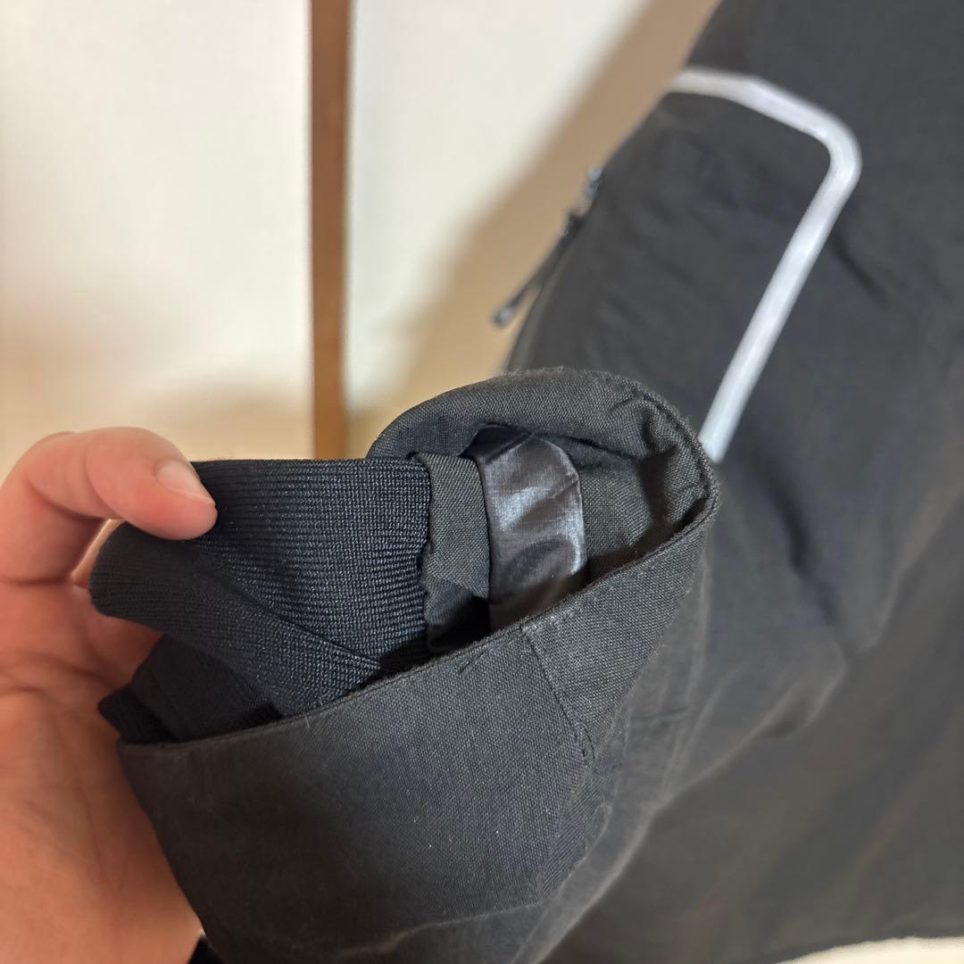 【美品】MONT-BELL モンベル フードダウンジャケット ロング丈 L 黒