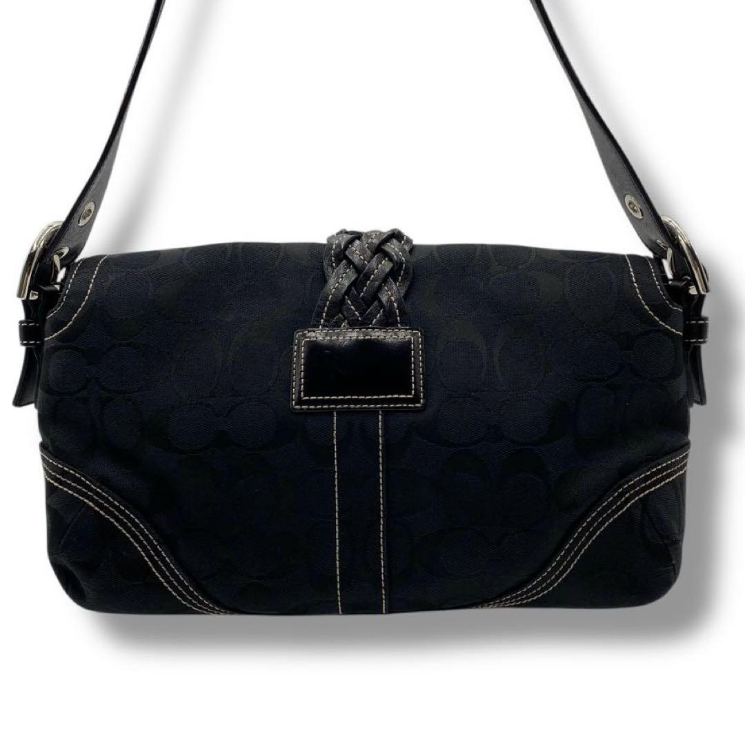 美品 コーチ 6314 ソーホー バッグ レザー キャンバス Y2K COACH