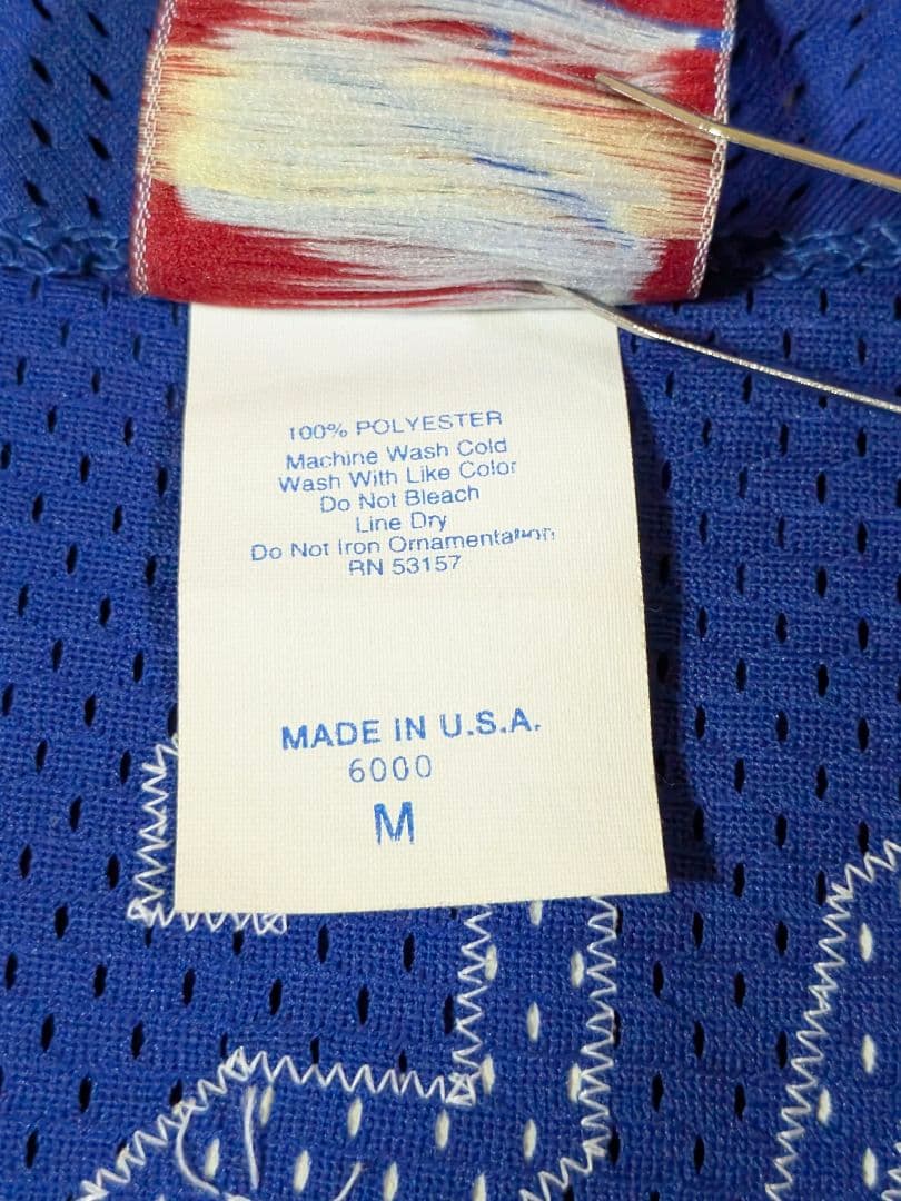 90s USA製 マジェスティック　メッツ 吉井理人 ユニフォーム　Ｍ ブルー