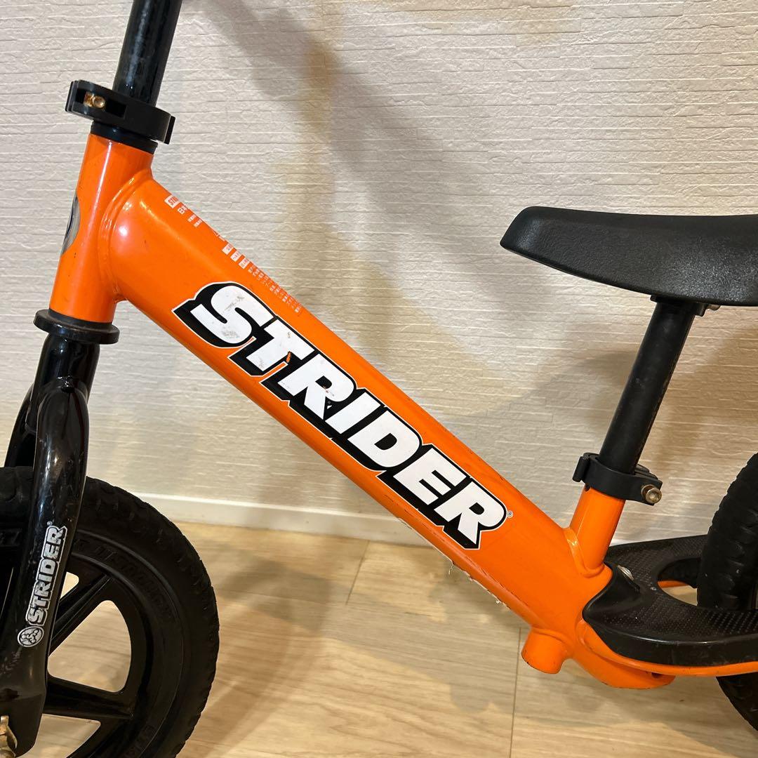 【美品】 STRIDER 日本正規品 バランスバイク 12インチ オレンジ