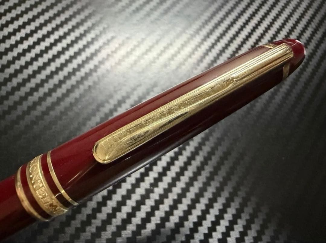 モンブラン マイスターシュテュック 144 ボルドー 全金 B 太字 万年筆