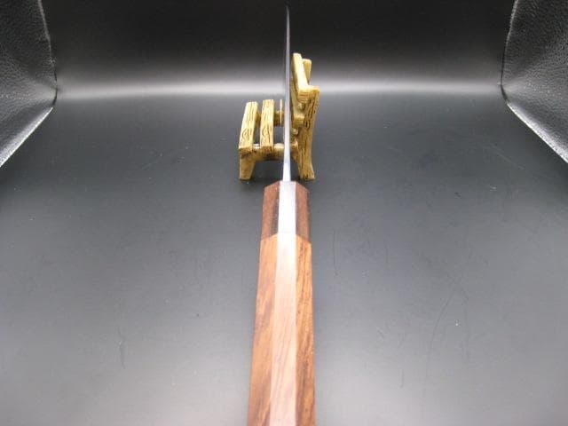 [新品未使用] 和牛刀 210mm 白紙2号 紫檀 八角