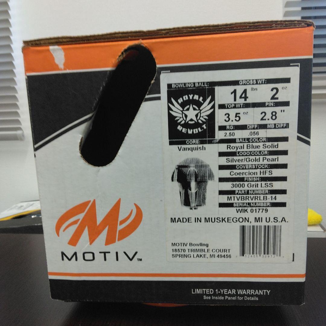 MOTIV  Revolt ボウリングボール 14p2oz