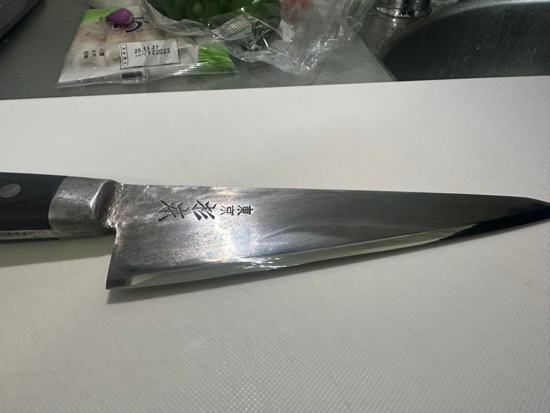 骨スキ包丁 水牛ハンドル