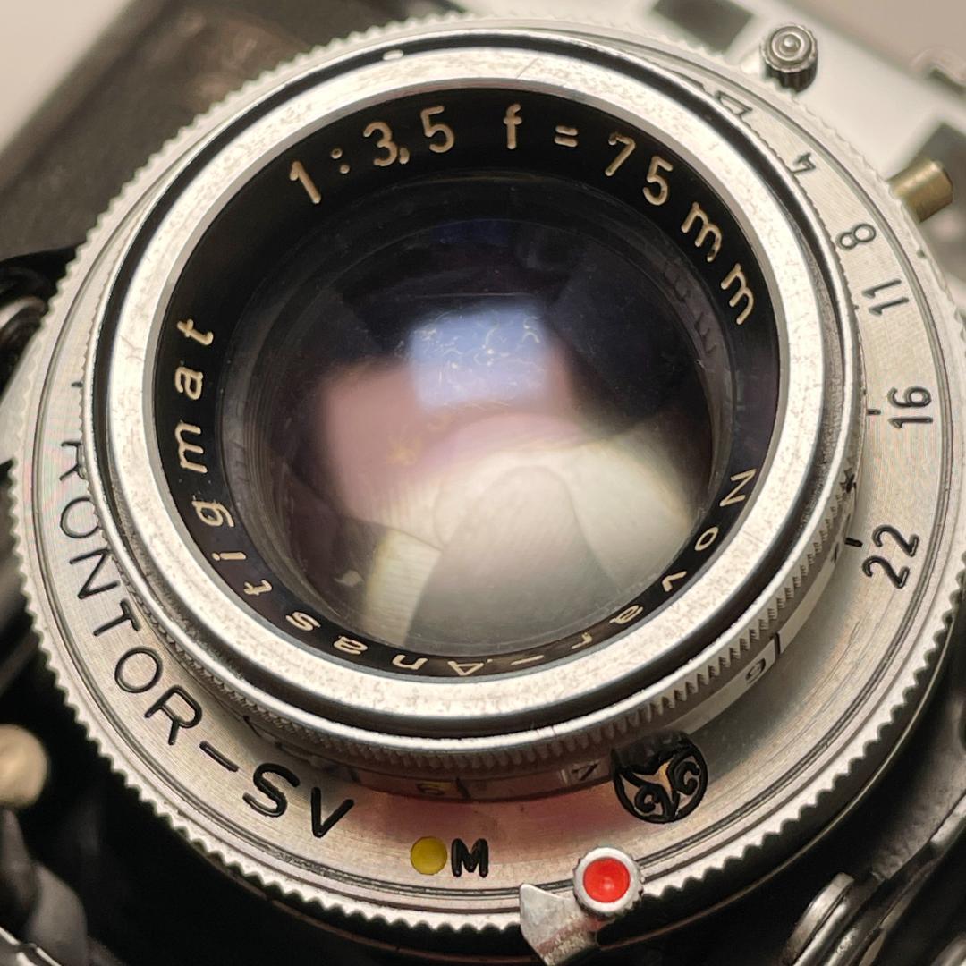 メス イコンタ SIX ノバー 75mm F3.5 現状品