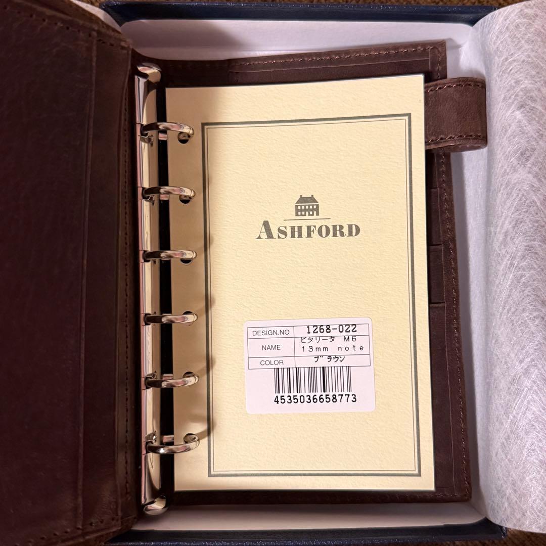 ASHFORD ビタリータ M6 リング径13mm note ブラウン