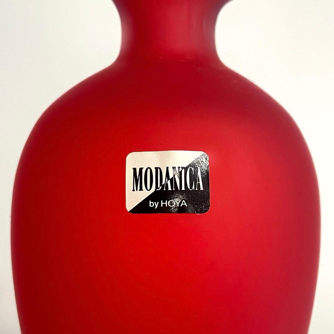 ヴィンテージ HOYA クリスタル ポストモダン デザイン フラワーベース