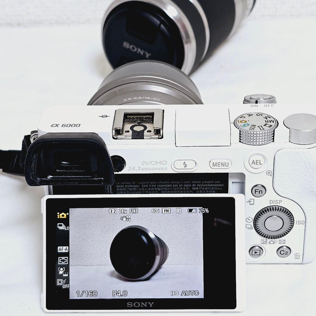SONY α6000 ミラーレス一眼カメラ パワーズームレンズキッ卜