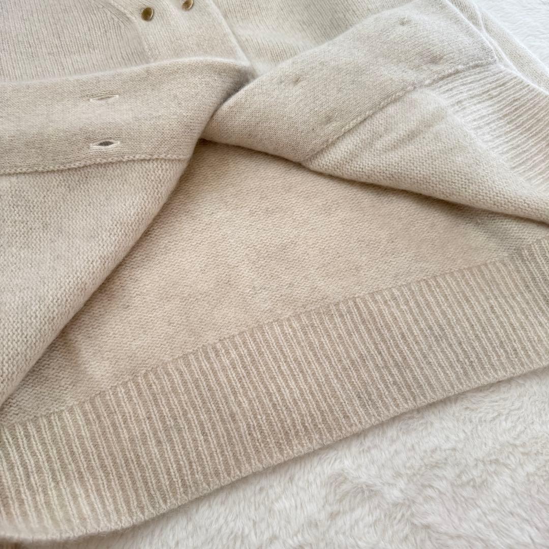 24AW NOBLE ヤク ダブルボタンニットカーディガン 金ボタン