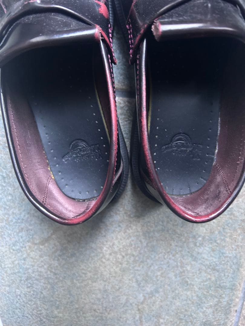 Dr.Martinエイドリアンタッセルローファー（チェリーレッド)