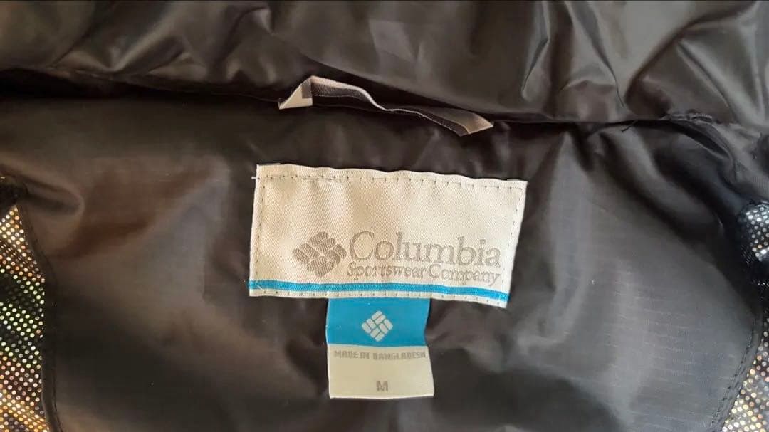 Columbia ブラック ダウンジャケット M