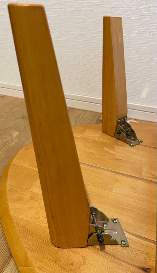 最終値下‼️ ベルメゾン　天然木　折りたたみ　ローテーブル　ちゃぶ台　座卓