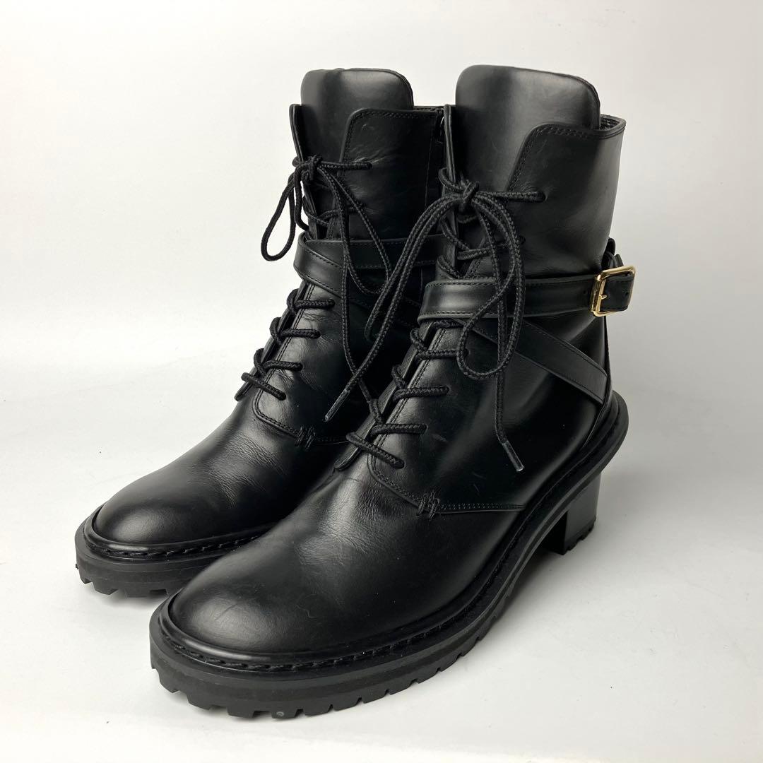 【極美品】PIPPICHIC OBLIQUE コンバットブーツ　クロスベルト23