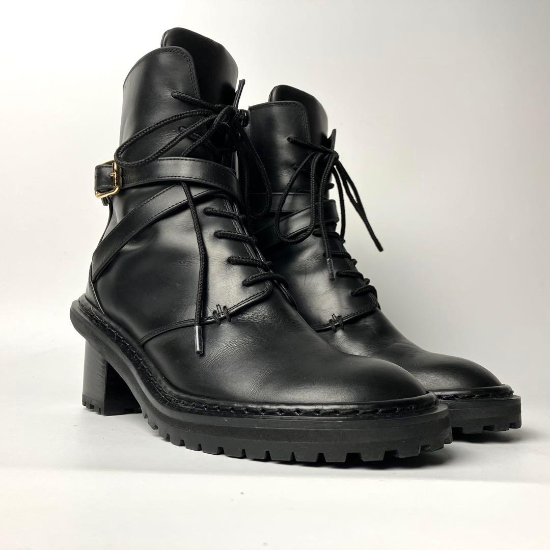 【極美品】PIPPICHIC OBLIQUE コンバットブーツ　クロスベルト23