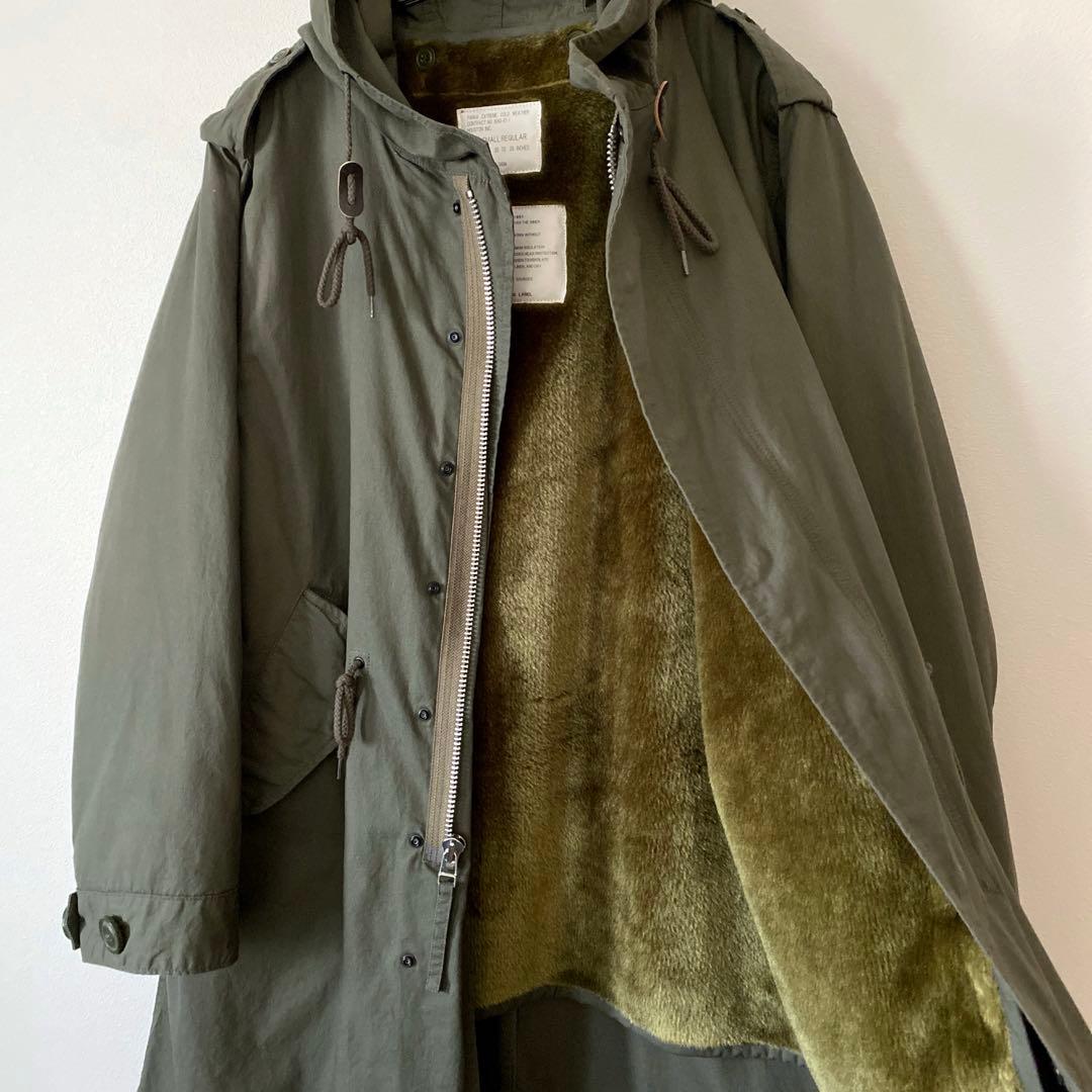 美品 HOUSTON 米軍 M-51 フィッシュテールパーカー ライナー付き