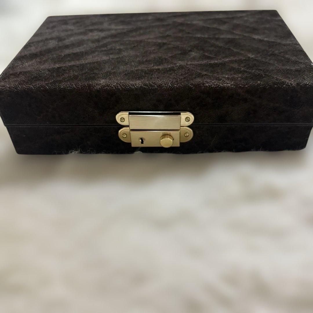 カンダミサコ MALT PENNE 万年筆ケース エレファントレザー ブラウン