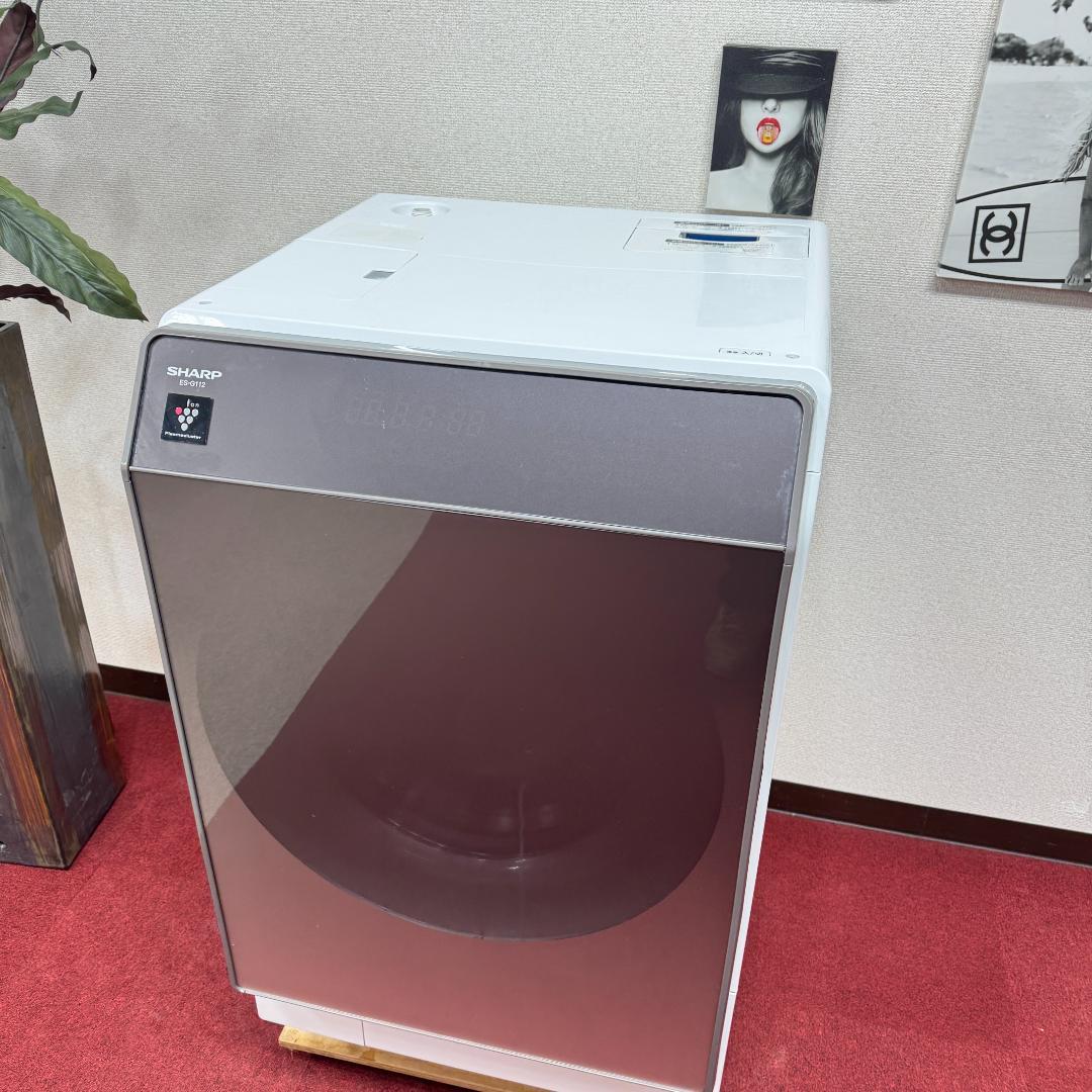 東京23区送料無料　シャープ縦型洗濯乾燥機ES-G112-TR　ヒートポンプ不良