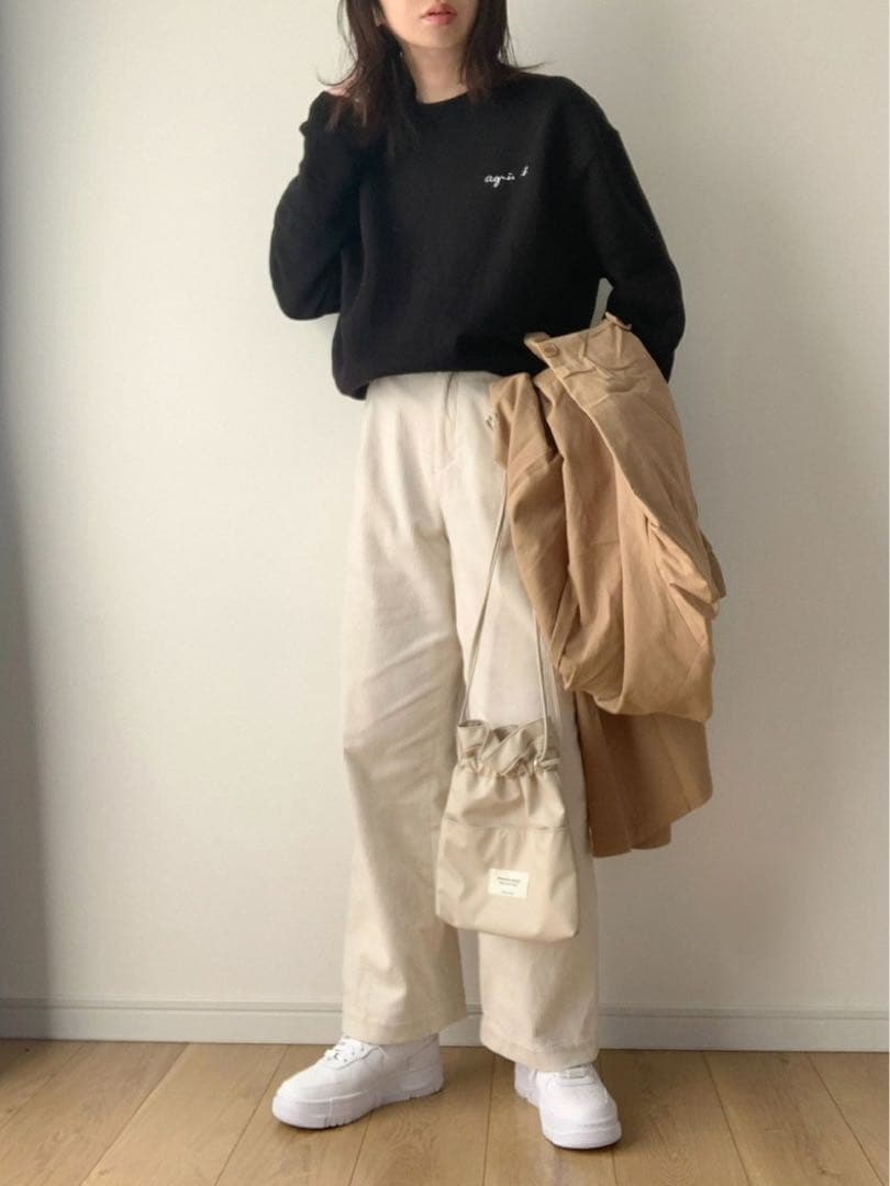 agnes b./ ADAM ET ROPE’ スウェット ブラック　グレー￼