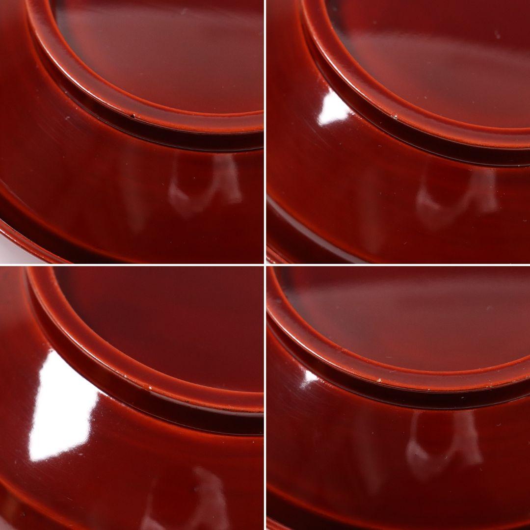 専用10客まとめ CM5 時代 加賀蒔絵 鳥図 溜塗内黒 椀 三客 木製 雉春草