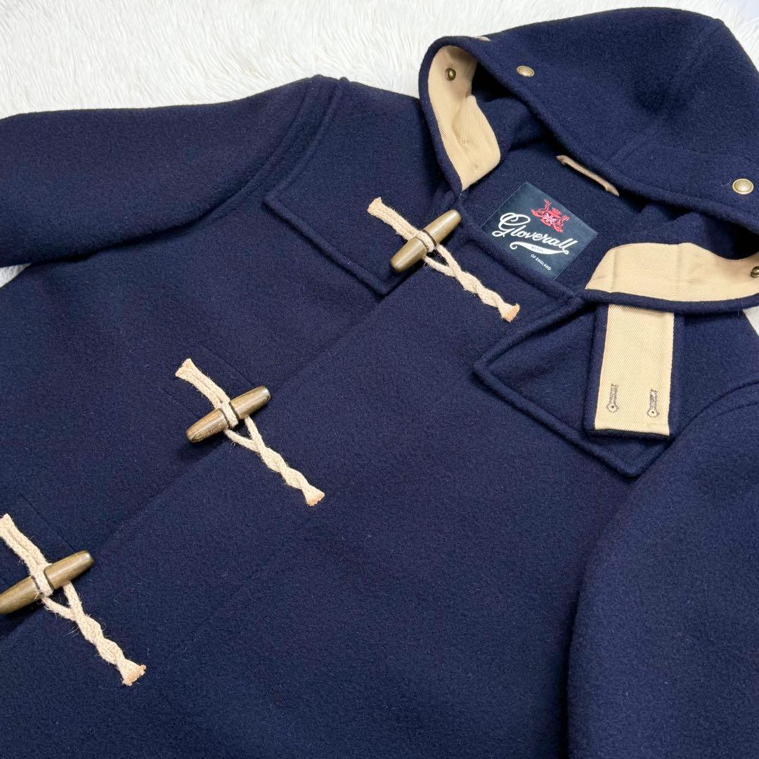 Gloverall ダッフルコート メンズ 38サイズ ネイビー 木製トグル