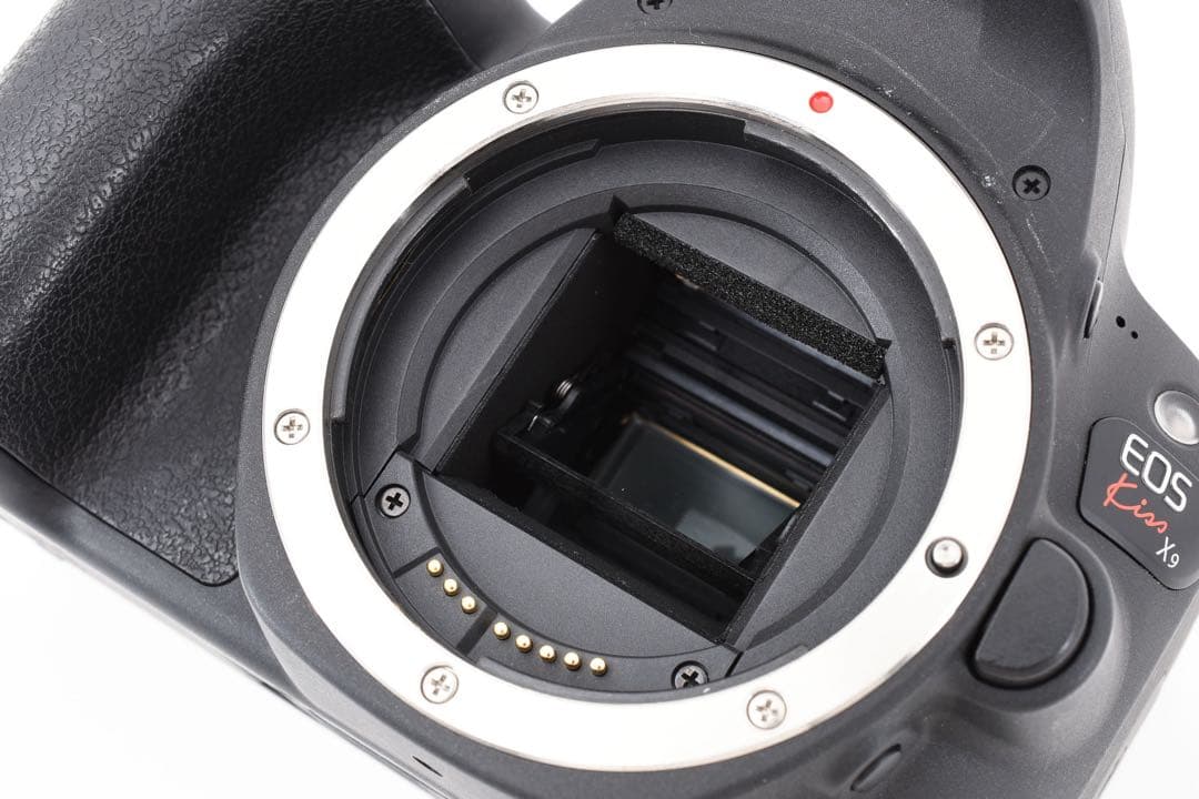 保証付き/デジタル一眼レフ/canon kiss x 9標準&望遠レンズセット