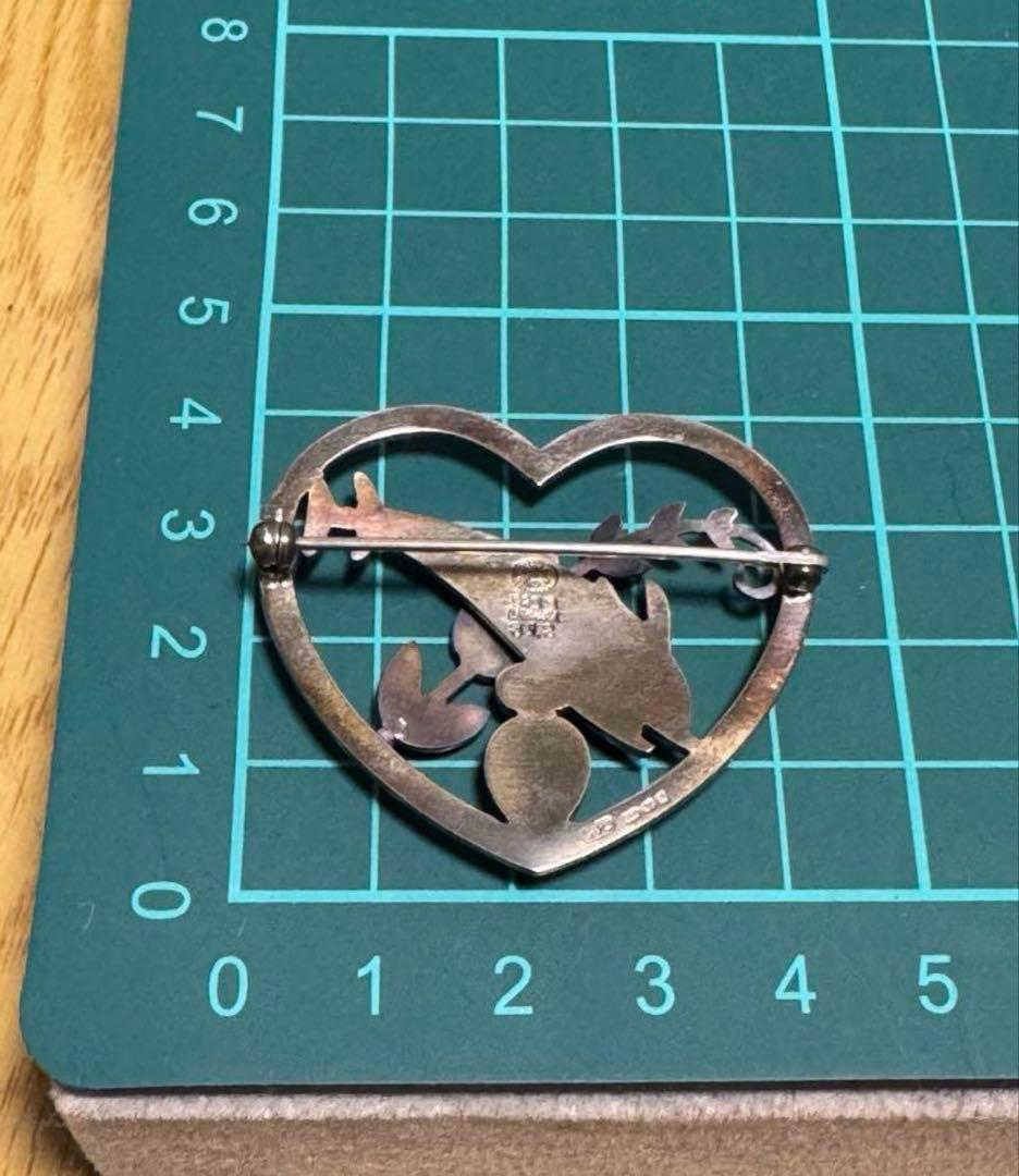 週末セール❗️ヴィンテージ ジョージジェンセン イルカ ブローチ 312