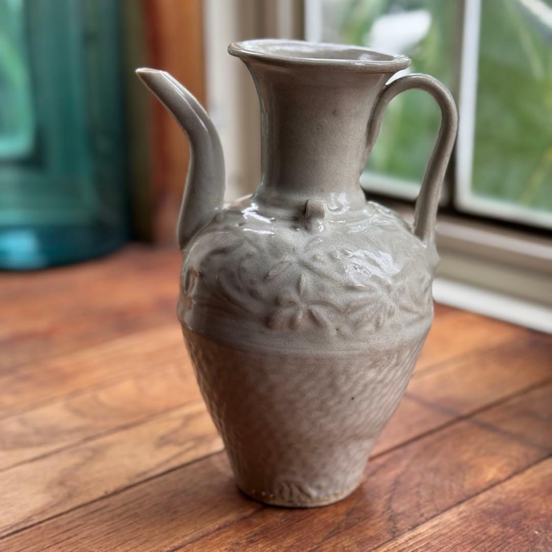南宗 中国 取手 水注 陶器 骨董 古美術